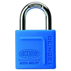 Lockwood 120N - 30mm Brass Padlock - 18mm Shackle - Display Pack -Security Door Locks lw120n 30 118 dp 3