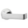 Lockwood 1221-90 Internal Half Only Lever On Round Rose - Satin Chrome 1 Lockwood 1221-90 Internal Half Only Lever On Round Rose - Satin Chrome -Security Door Locks lw1221 90sc 1