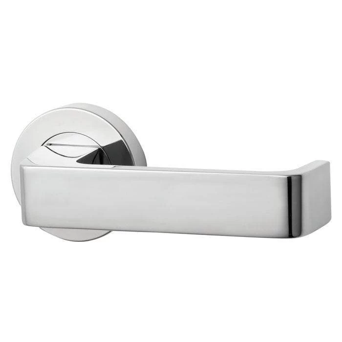 Lockwood 1221-90 Internal Half Only Lever On Round Rose - Satin Chrome 3 Lockwood 1221-90 Internal Half Only Lever On Round Rose - Satin Chrome