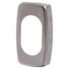 Lockwood 1336 Oval Cylinder Escutcheon Rectangular - Satin Chrome -Security Door Locks lw1336sc 1