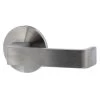 Lockwood 1360-1361-90 Lever Set On Round Rose - Satin Chrome -Security Door Locks lw1360 1361 90sc 1
