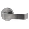 Lockwood 1360-70 External Half Only Lever On Round Rose - Satin Chrome