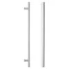 Lockwood 141 Entrance Handle Set - Satin Stainless Steel - 600mm Back To Back