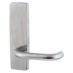 Lockwood 1805-70 External Plate With Lever - Satin Chrome