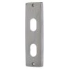Lockwood 1910 Internal Plate With 2 Cylinder Holes Only - Satin Chrome -Security Door Locks lw1910sc 1