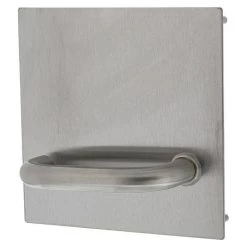Lockwood 20005NN-96R External Flat Plate With Lever - Right Hand - Satin Stainless Steel