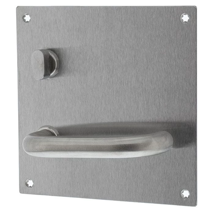 Lockwood 20104NN-96L Internal Flat Plate With Turn Snib And Lever - Left Hand - Satin Stainless Steel 3 Lockwood 20104NN-96L Internal Flat Plate With Turn Snib And Lever - Left Hand - Satin Stainless Steel