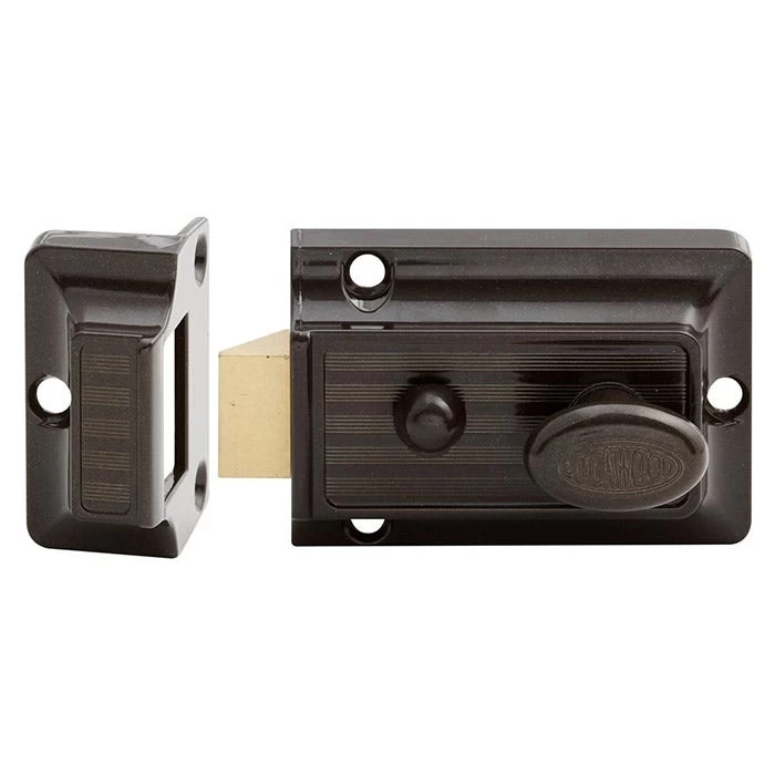 Lockwood 201 Nightlatch No Cylinder - Brown 3 Lockwood 201 Nightlatch No Cylinder - Brown