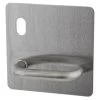 Lockwood 20201NA-96L External Flat Plate With Cylinder Hole And Lever - Left Hand - Satin Stainless Steel