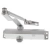 Lockwood 2024 Off Set Parallel Arm Door Closer - Silver- Size 2-3 -Security Door Locks lw2024bcopsil 1