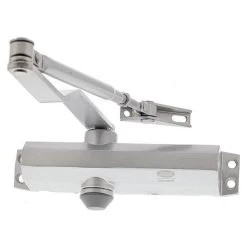 Lockwood 2024 Off Set Parallel Arm Door Closer - Silver- Size 2-3