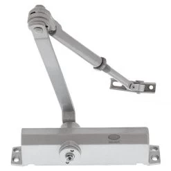 Lockwood 2024 Hold Open Door Closer - Silver - Size 2-4