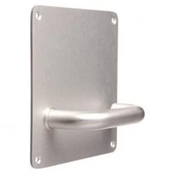 Lockwood 20305NN-96L Internal Flat Plate With Lever - Left Hand - Satin Stainless Steel