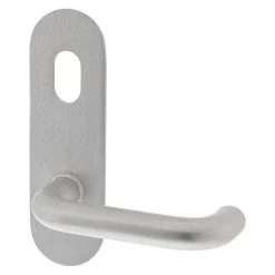 Lockwood 21201NA-96 External Flat Plate With Cylinder Hole And Lever - Aluminium