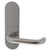 Lockwood 21205NN-96 External Flat Plate With Lever - Satin Stainless Steel -Security Door Locks lw21205nn 96 ss 1