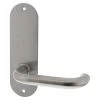 Lockwood 21305NN-96 Internal Flat Plate With Lever - Satin Stainless Steel -Security Door Locks lw21305nn 96 ss 1