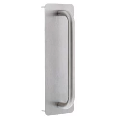 Lockwood 21424NN-P4 External Plate With Pull Handle - Satin Stainless Steel