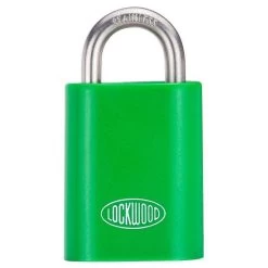 Lockwood 215A - 50mm Aluminium Padlock - Green - 19mm Shackle - Keyed Alike