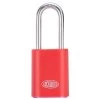 Lockwood 215A - 50mm Aluminium Padlock - Red - 50mm Shackle - Keyed Alike