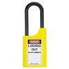 Lockwood 215P - 40mm Safety Locked Out Plastic Padlock - Yellow - 50mm Polymer Shackle