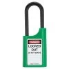 Lockwood 215P - 40mm Safety Locked Out Plastic Padlock - Green - 50mm Polymer Shackle