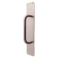 Lockwood 21724NN-P2 Internal Plate And Pull Handle - Satin Satinless Steel