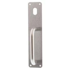 Lockwood 21725NA-P2 Internal Plate With Cylinder Hole And Pull Handle - Satin Stainless Steel