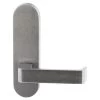 Lockwood 2904-90 Internal Plate With Turn Snib And Lever - Satin Chrome -Security Door Locks lw2904 90sc 1
