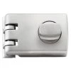 Lockwood 303 Single Cylinder Deadlock - Satin Chrome Pearl -Security Door Locks lw303 nsp 1