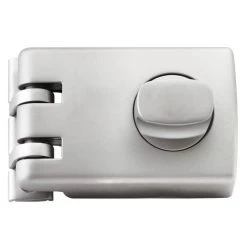 Lockwood 303 Single Cylinder Deadlock - Satin Chrome Pearl