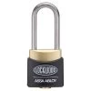 Lockwood 312 - 30mm Latching Brass Padlock - 38mm Shackle -Security Door Locks lw312el38 kd 1