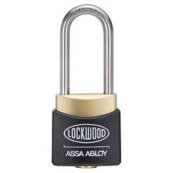 Lockwood 312 - 30mm Latching Brass Padlock - 38mm Shackle