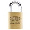Lockwood 334 - 45mm High Security Brass Padlock - 25mm Boron Shackle -Security Door Locks lw334b45 125 5kd 1