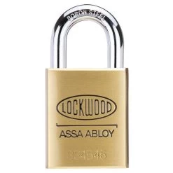Lockwood 334 - 45mm High Security Brass Padlock - 25mm Boron Shackle