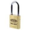 Lockwood 334 - 45mm Brass Padlock - 48mm Shackle - Display Pack -Security Door Locks lw334b45 148 dp 1