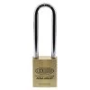 Lockwood 334 - 45mm Brass Padlock - 90mm Shackle - Display Pack 2 Lockwood 334 - 45mm Brass Padlock - 90mm Shackle - Display Pack -Security Door Locks lw334b45 190 dp 1