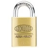 Lockwood 334 - 45mm High Security Brass Padlock - 19mm Molybdenum Shackle -Security Door Locks lw334b45 519 6kd 1