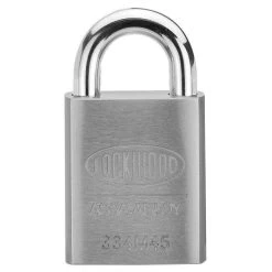 Lockwood 334 - 45mm High Security Stainless Steel Padlock - 19mm Stainless Steel Shackle - 6 PIN Keyed Alike