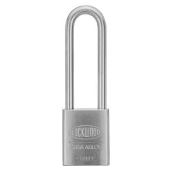 Lockwood 334 - 45mm High Security Stainless Steel Padlock - 90mm Stainless Steel Shackle