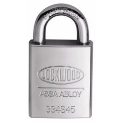 Lockwood 334 - 45mm High Security Steel Padlock - 19mm Molybdenum Shackle