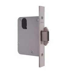 Lockwood 3573 Sliding Door Deadbolt Mortice Lock - Satin Chrome