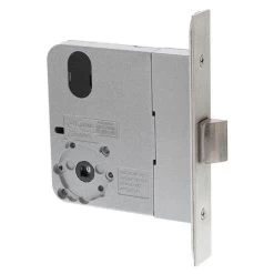 Lockwood 4574 Mortice Latch - 89mm Extended Backset - Satin Chrome