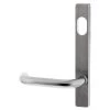 Lockwood 4801-70 External Narrow Plate With Cylinder Hole And Lever - Satin Chrome 1 Lockwood 4801-70 External Narrow Plate With Cylinder Hole And Lever - Satin Chrome -Security Door Locks lw4801 70sc 1