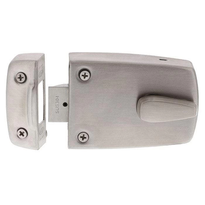 Lockwood 507 Nightlatch - Satin Stainless Steel 3 Lockwood 507 Nightlatch - Satin Stainless Steel