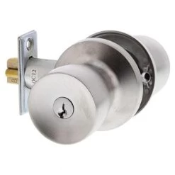 Lockwood 530 Knob Entrance Lockset - Satin Chrome