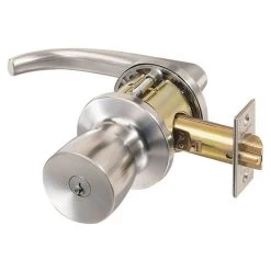 Lockwood 536-936 Knob/Lever Escape Lockset - Satin Chrome