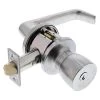 Lockwood 536-956 Knob/Lever Escape Lockset - Satin Chrome -Security Door Locks lw536 956sc 1