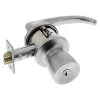 Lockwood 538-938 Knob/Lever Escape Lockset - Satin Chrome -Security Door Locks lw538 938sc 1