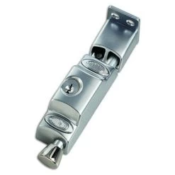Lockwood 680 Patio Bolt - Satin Chrome Pearl