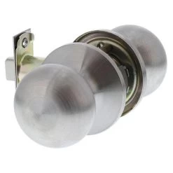 Lockwood 7011 Manor Knob Passage Set - Satin Stainless Steel